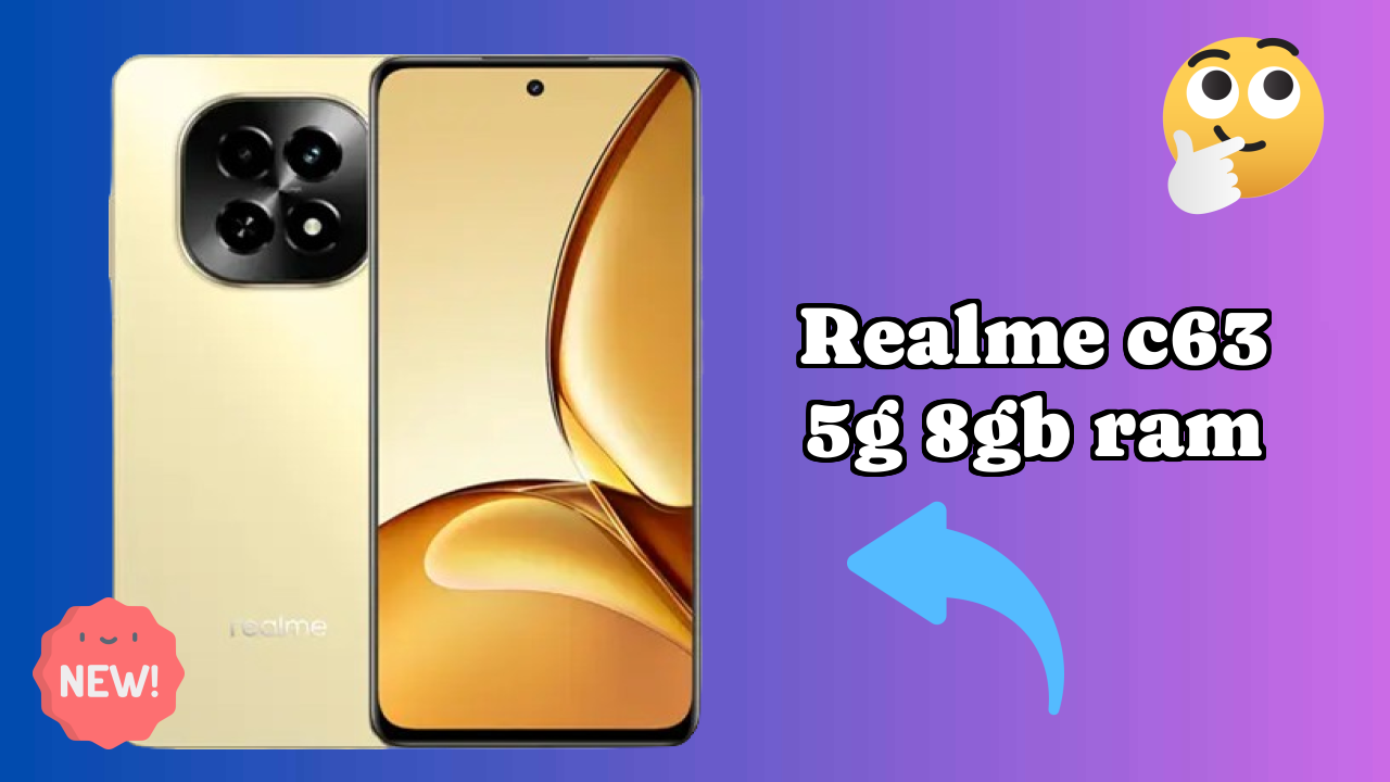 Realme C63 5G 8GB RAM Performance Test: MediaTek Dimensity 6300 All Apps